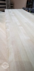 Щит мебельный из Березы цельноламельный 20*600*1500 АА