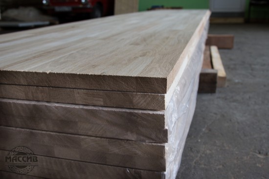 Мебельный щит Дуб сращеный  20*600*3000 АВ