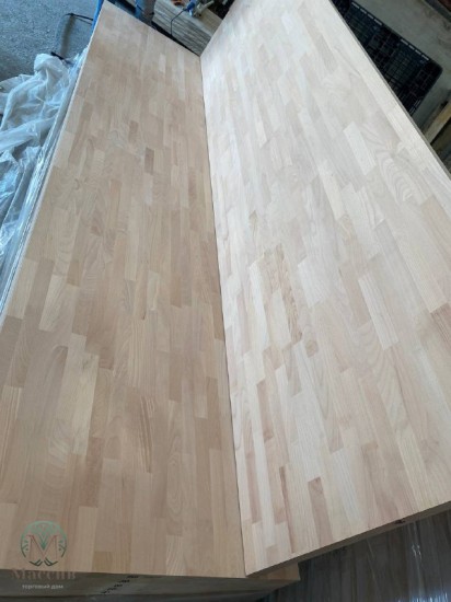 Мебельный щит Бук 40*800*3000 сращенный