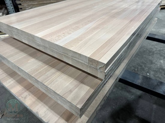 Мебельный щит Бук 40*600*2000 цельноламельный