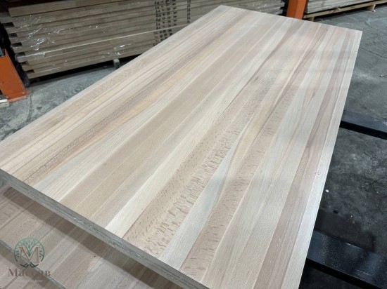 Мебельный щит Бук 40*800*1800 цельноламельный